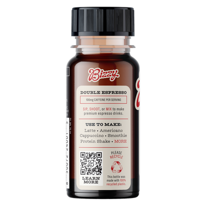 Bizzy Organic Double Espresso Shot Medium Roast 2oz Btl