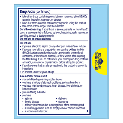 Alka-Seltzer Plus Powerfast Fizz Severe Cold Sparkling Original 24ct