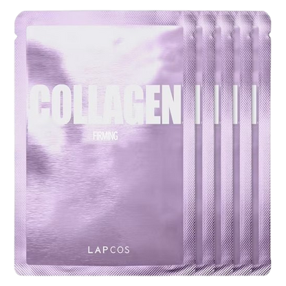 Lapcos Collagen Daily Sheet Mask, 5ct