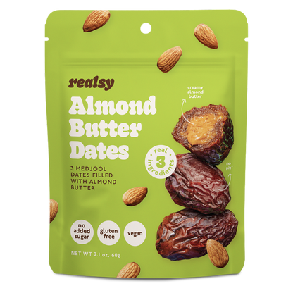 realsy Almond Butter Filled Dates, 2.1 oz