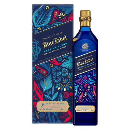 Johnnie Walker Blue Label Festive Blend Limited Edition Design 2026, 750 mL