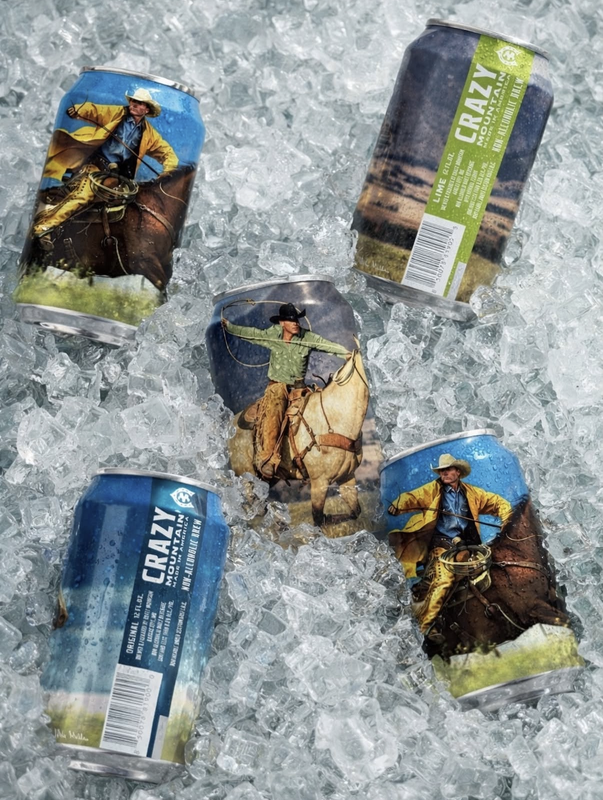 Crazy Mountain Lime Lager Non Alcoholic 6pk 12oz Can 0.5% ABV