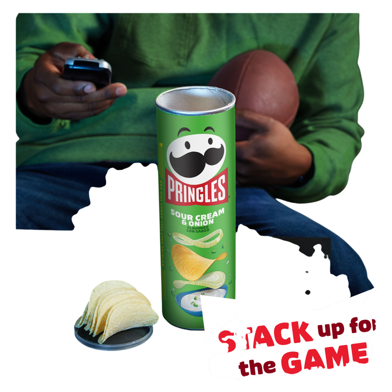 Pringles Sour Cream & Onion Potato Crisps Chips 5.5oz