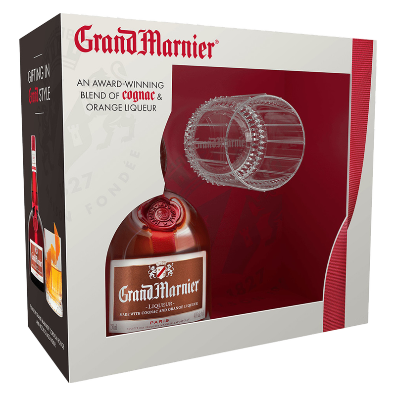 Grand Marnier Orange Liqueur Gift Set 750ml