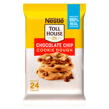 Nestle Toll House Chocolate Chip Cookie Ready to Bake Dough - 24ct/16.5oz