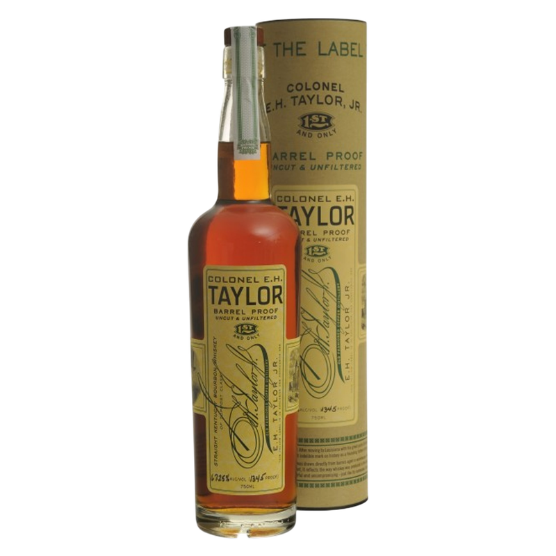 Taylor Rye Logo E.H. Taylor Straight Rye Barrel Proof 750ml Bottle - E. H. Taylor – BevMo!