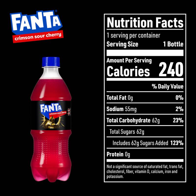 Fanta Cherry Sour 20oz Btl