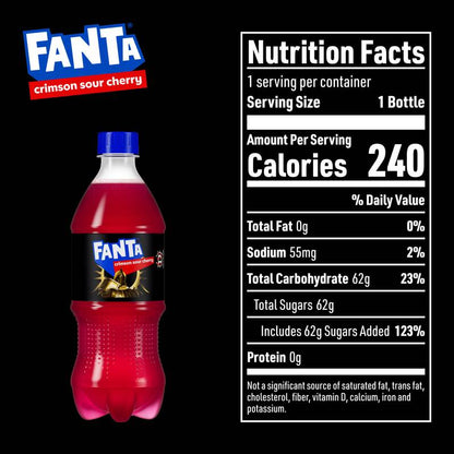 Fanta Cherry Sour 20oz Btl