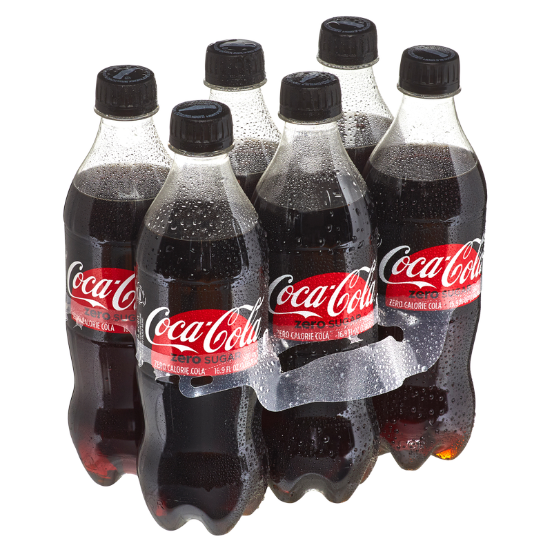 Coca-Cola Zero 6 Pack 16.9oz Btl