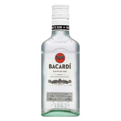 Bacardi Superior White Rum 200ml (80 proof)