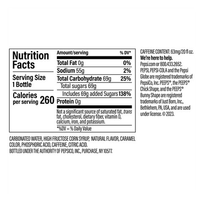Pepsi Peeps 20oz Bottle