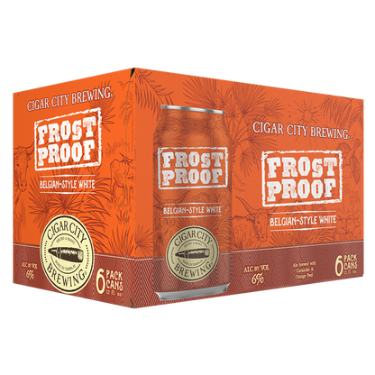 Cigar City Frost Proof White Ale 6pk 12oz Can 5.5% ABV