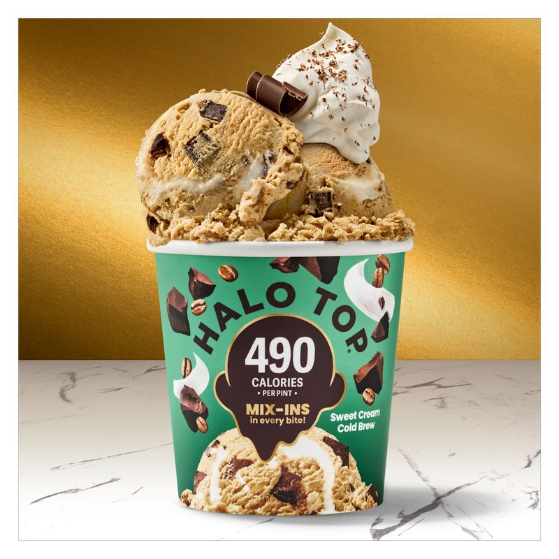 Halo Top Mix-In Sweet Cream Cold Brew Coffee, 16 fl oz
