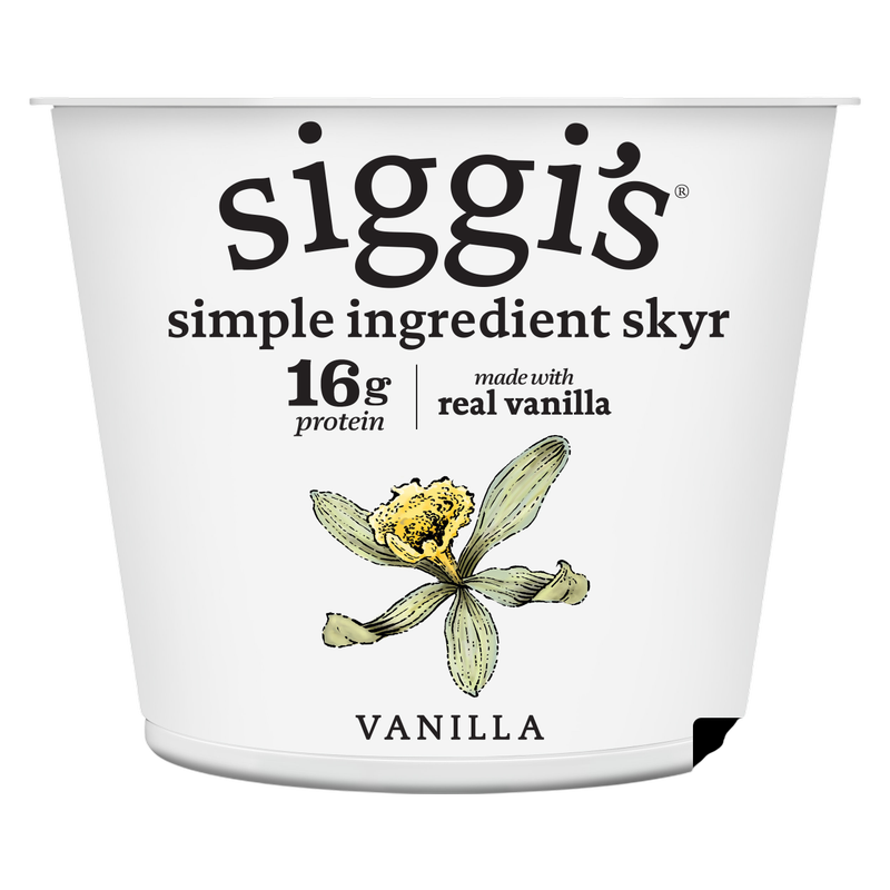 Siggi's Vanilla Skyr Icelandic-Style Strained Non-Fat Yogurt 5.3oz