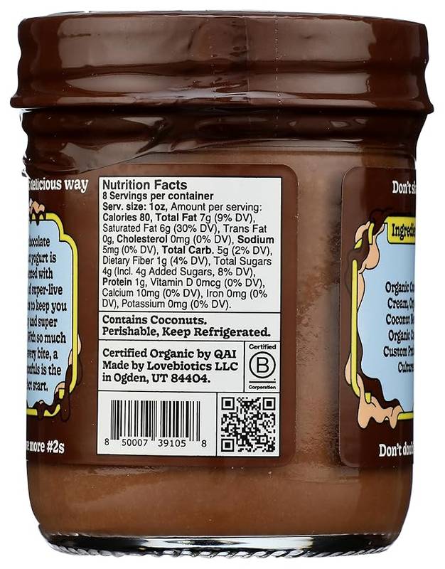 The Coconut Cult Chocolate Mousse Probiotic Yogurt - 8oz