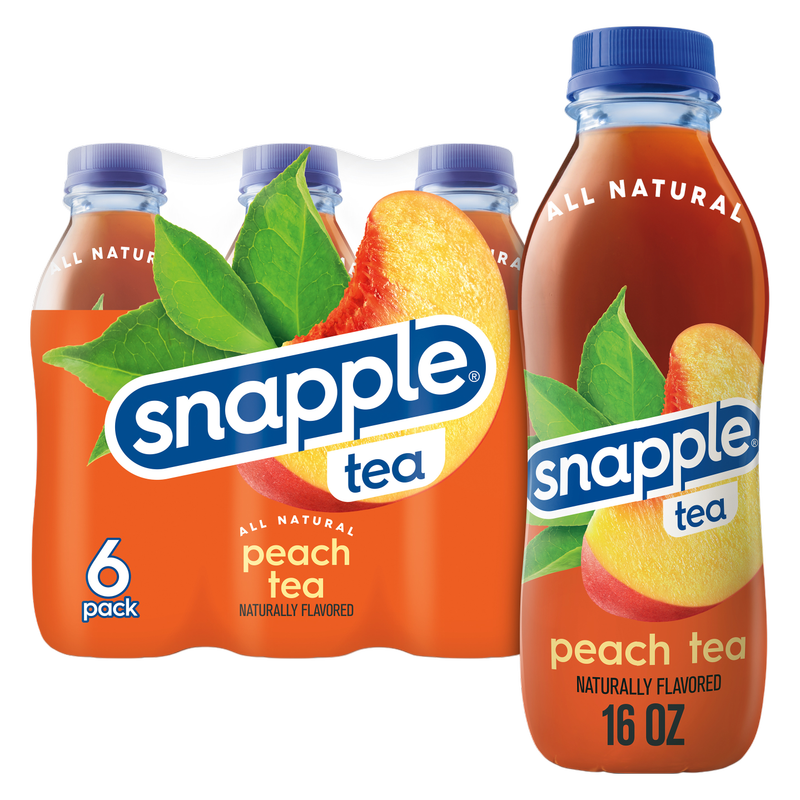 Snapple Peach Tea 6pk 16oz Btl