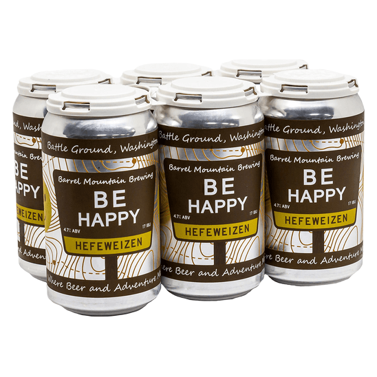 Barrel Mountain Brewing Be Happy Hefeweizen (6PKC 12 OZ)