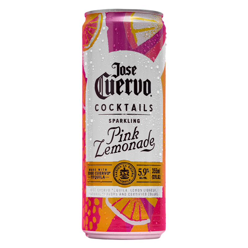 Jose Cuervo Sparkling Cocktail Pink Lemonade 12oz can