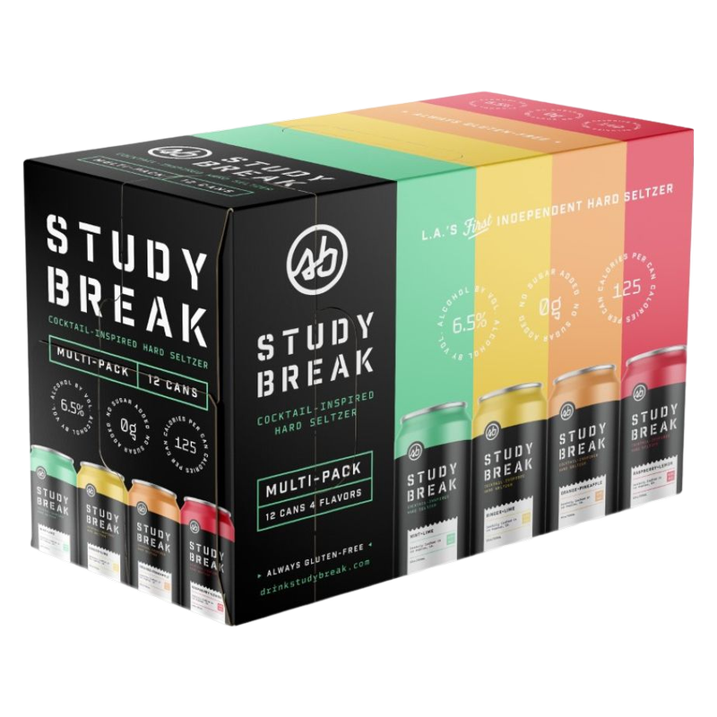 Study Break Variety Pack (12PKC 12 OZ) - Study Break – BevMo!