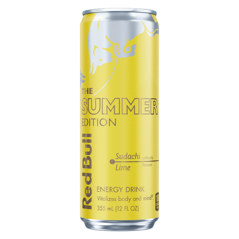 Red Bull Summer Edition Sudachi Lime Energy Drink 12oz Can