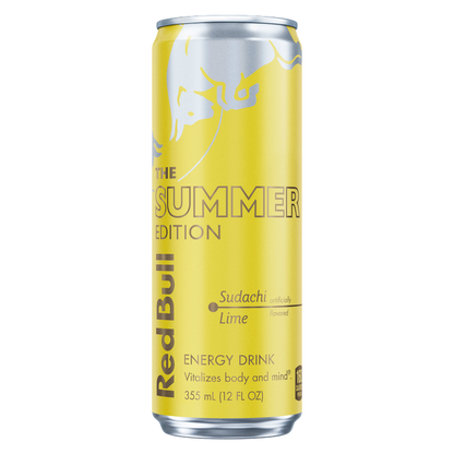 Red Bull Summer Edition Sudachi Lime Energy Drink 12oz Can