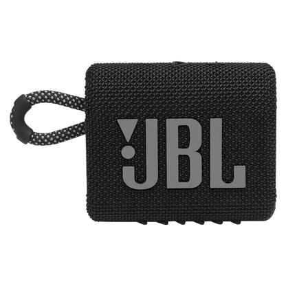 JBL Go 3 Black Portable Bluetooth Speaker