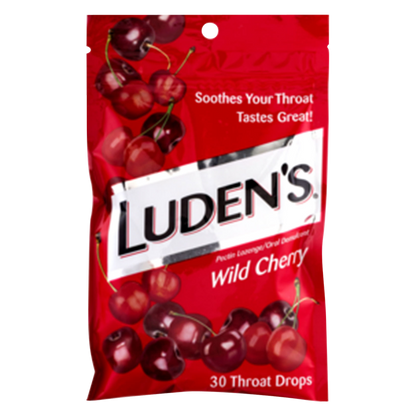 Luden's Wild Cherry Cough Drops 30ct