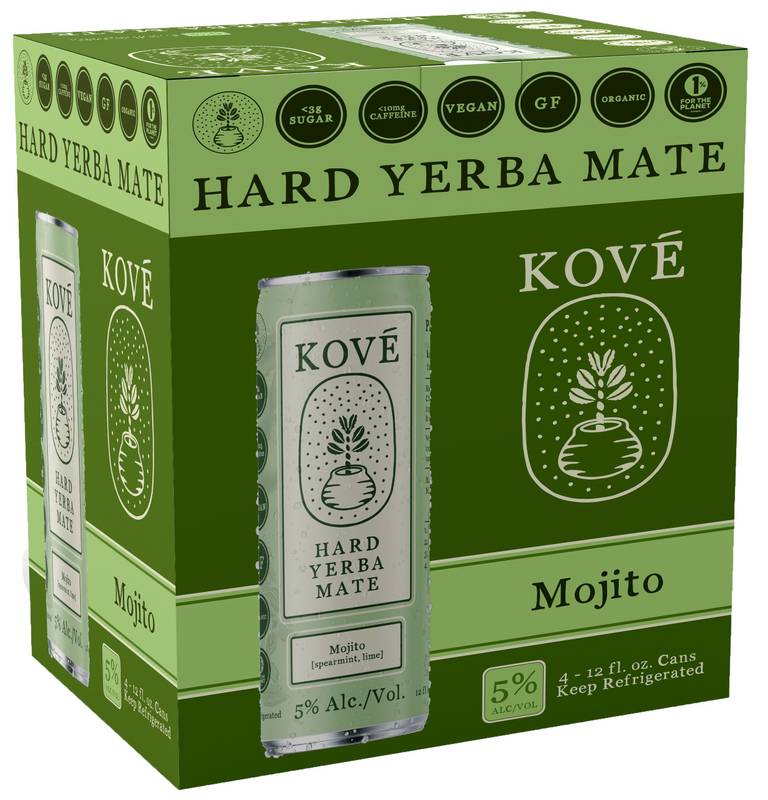 Kove Hard Yerba Mate Mojito 4pk 12oz