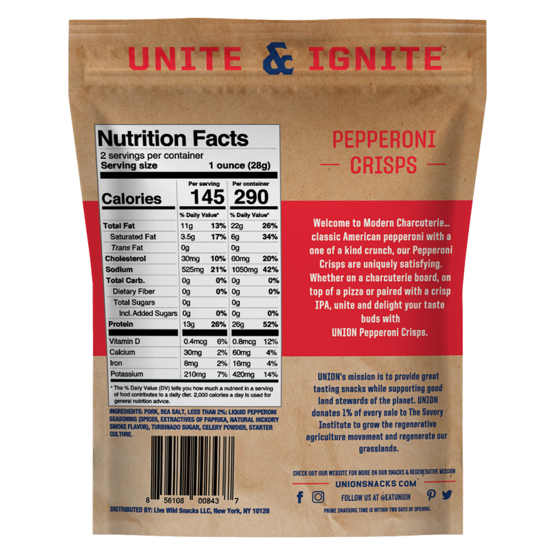 UNION Pepperoni Crisps 2oz