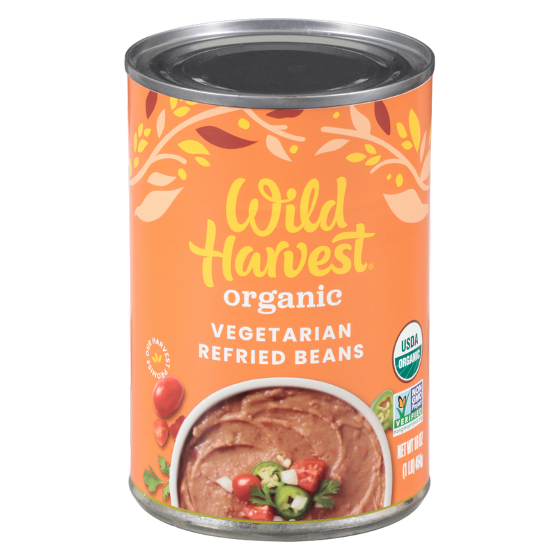 Wild Harvest Organic Vegetarian Refried Beans, 16oz.