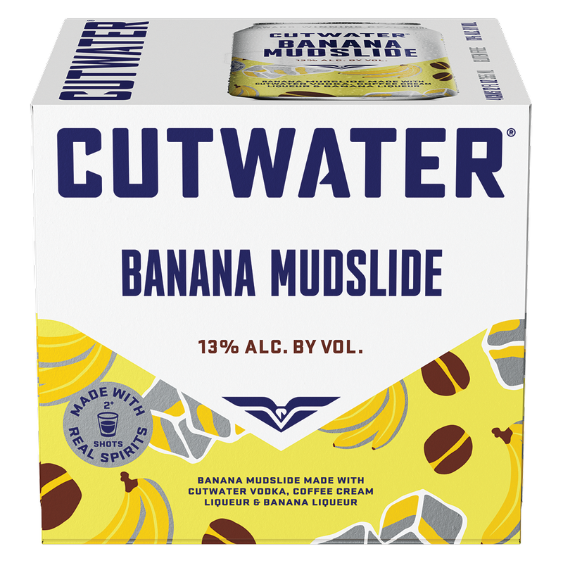 Cutwater Banana Mudslide 4pk 12oz Can