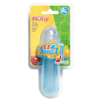 Nuby EZ Squee-Z Silicone Self Feeding Baby Food Dispenser