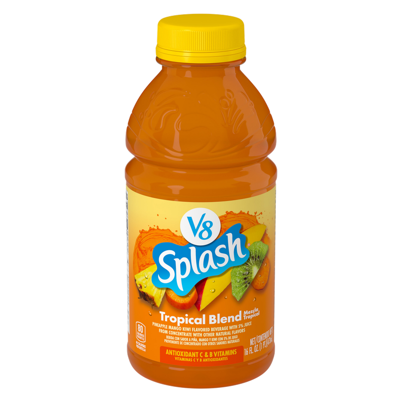 V8 Splash Tropical Blend Juice 16oz Btl