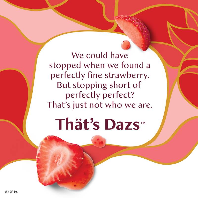 Haagen-Dazs Strawberry Ice Cream, 14oz.