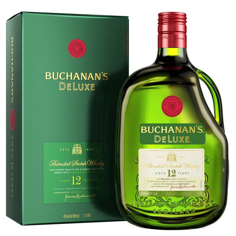 Buchanan's DeLuxe Aged 12 Years Blended Scotch Whisky, 1.75