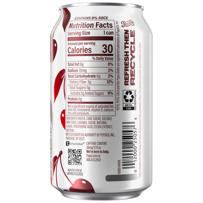 Pepsi Prebiotic Cola Cherry Vanilla 12oz Can