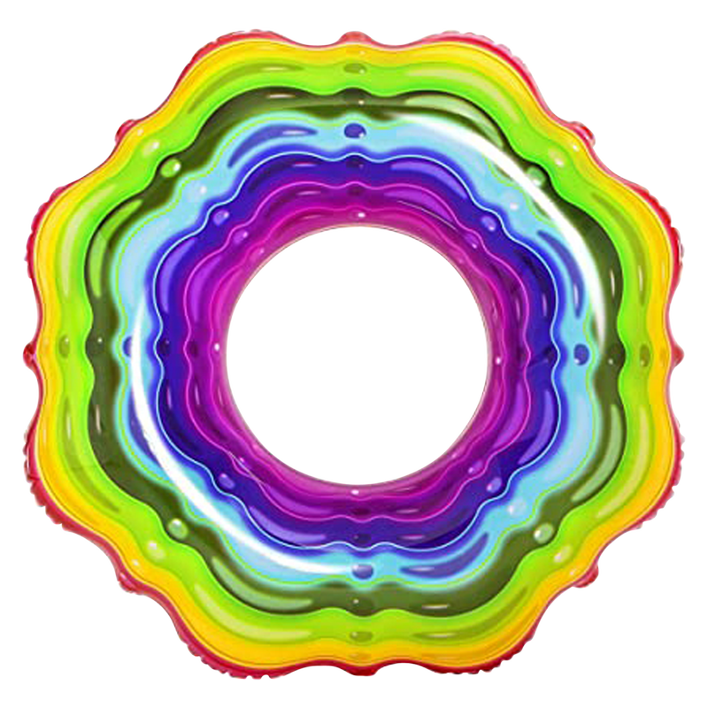 Rainbow Jelly Pool Ring - H2O GO! – BevMo!