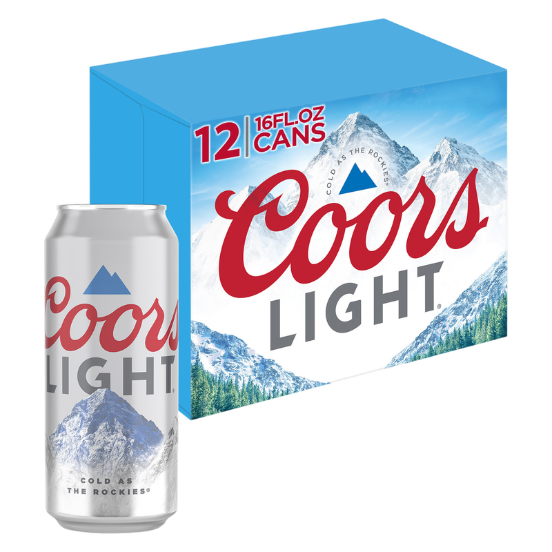 Coors Light 12pk 16oz Can 4.2% ABV