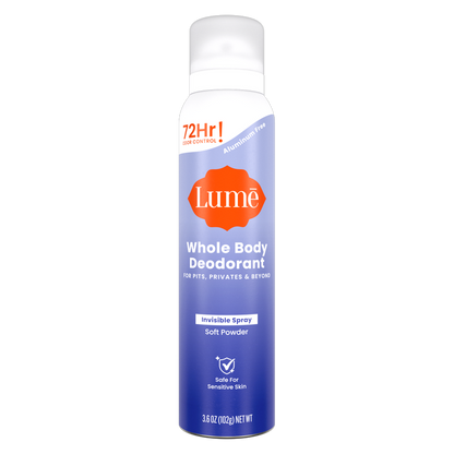 Lume Deodorant, Whole Body, Invisible Spray, Soft Powder