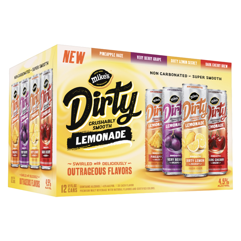 Mike's Hard Dirty Lemonade 12pk 12oz Can 4.5% ABV