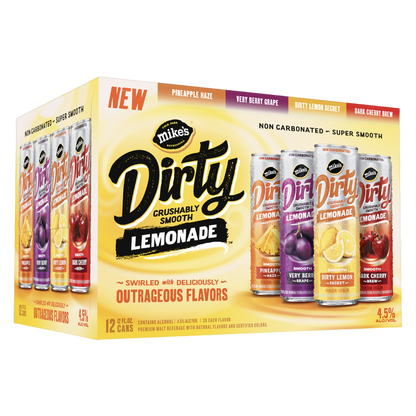 Mike's Hard Dirty Lemonade 12pk 12oz Can 4.5% ABV