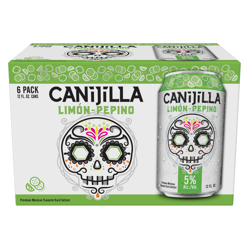 Canijilla Hard Seltzer Limon-Pepino 6pk 12oz Can