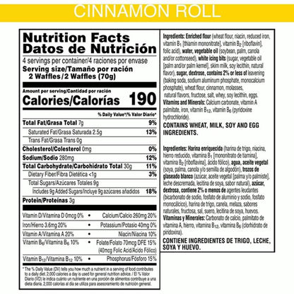 Eggo Cinnamon Roll Waffles 8ct