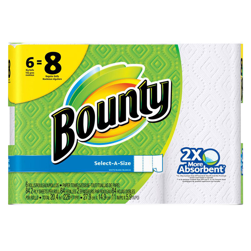 Bounty BIG Roll Select-A-Size 6ct