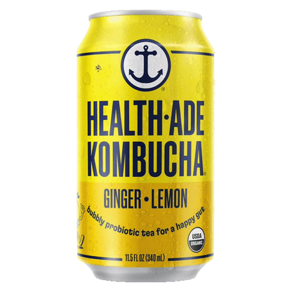Health-Ade Ginger Lemon Kombucha 4pk 11.5oz Can