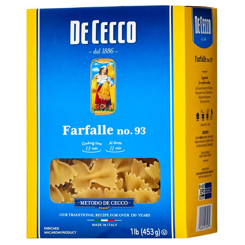 De Cecco Farfalle Pasta 1lb