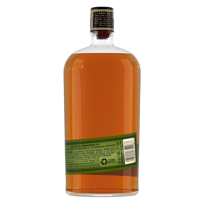 Bulleit Rye Whiskey 750ml (90 Proof) - Bulleit – BevMo!