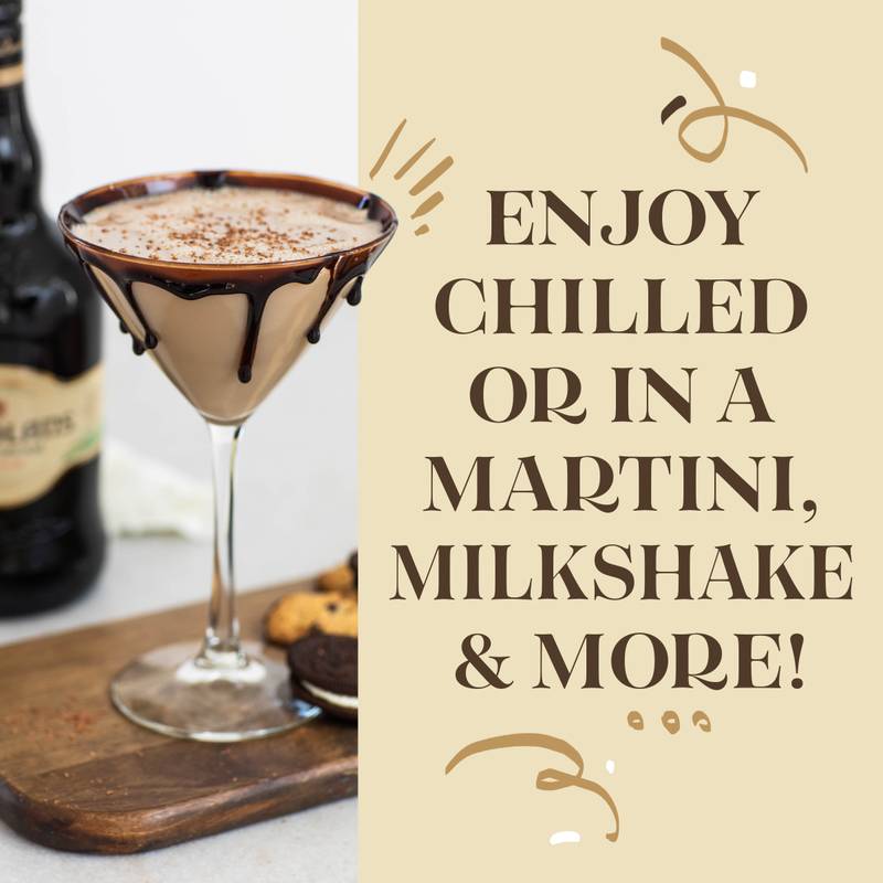 Carolans Irish Cream Gift Set 750ml (34 Proof)