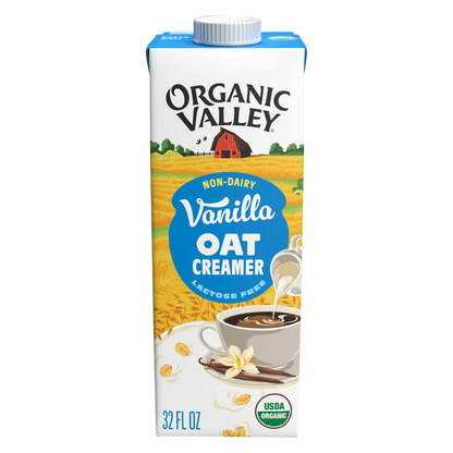 Organic Valley Vanilla Oat Creamer 32oz Ctn