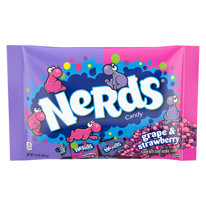 Nerds Grape & Strawberry Candy Fun Size 12oz